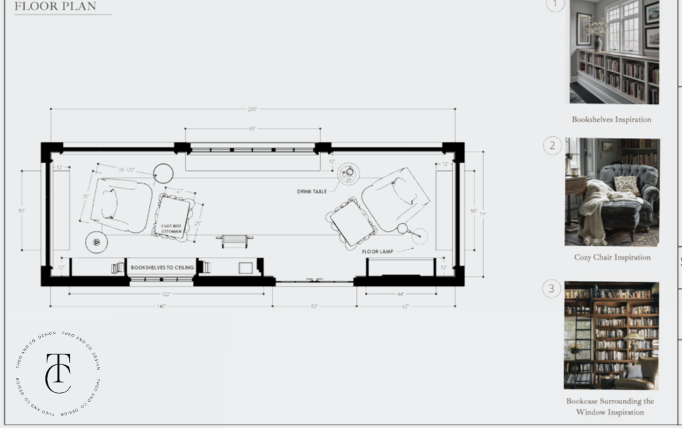 Interior design and space planning are what interior designers do